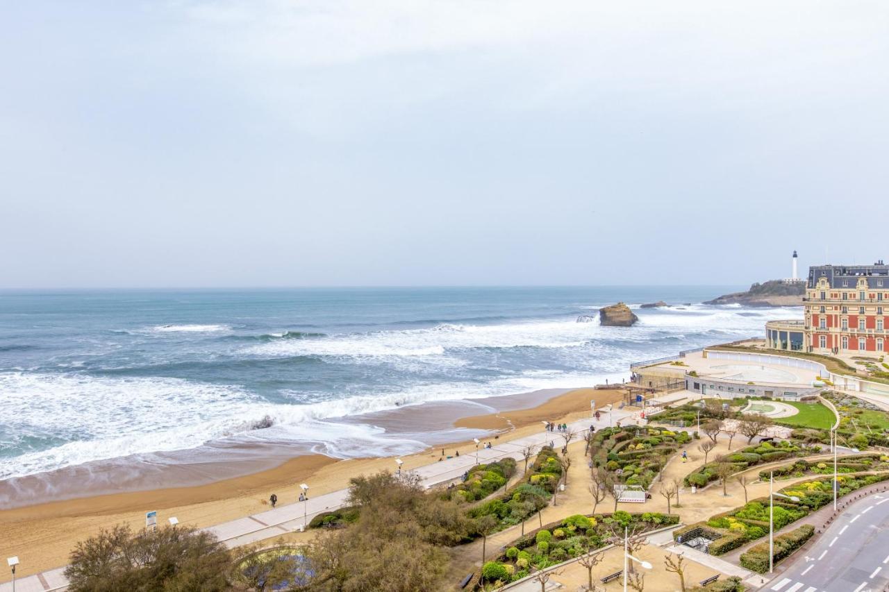 Le Panorama Apartment Biarritz Bagian luar foto